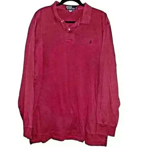 VTG Polo Ralph Lauren Sz XL Collared Pull Over Shirt‎ Preppy Classic Casual